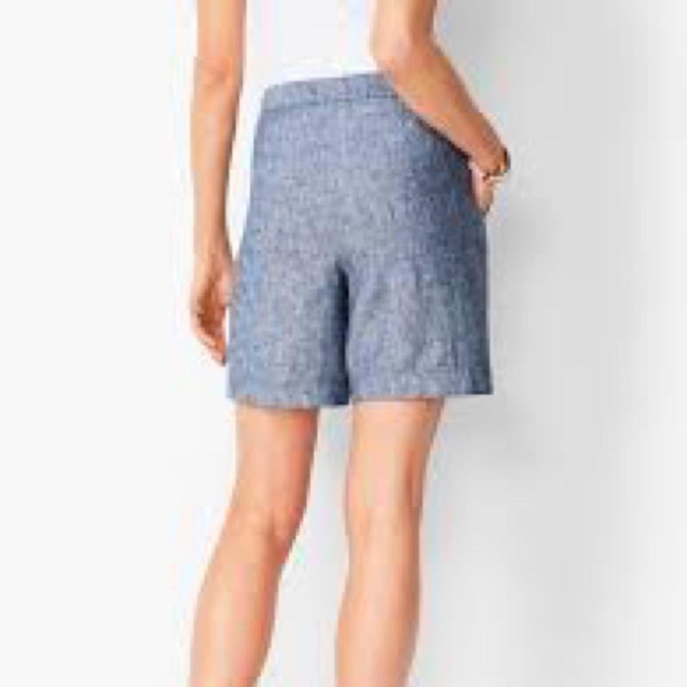 Talbots Drawstring Washed Linen Shorts - image 3